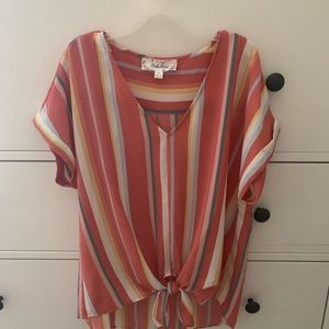 striped t shirt